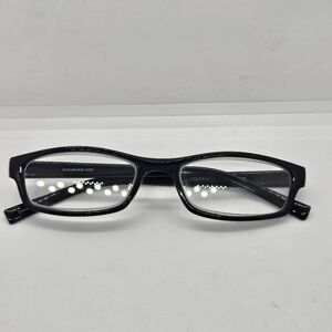 ICU Eyewear black rectangular readers reading glasses +3.00